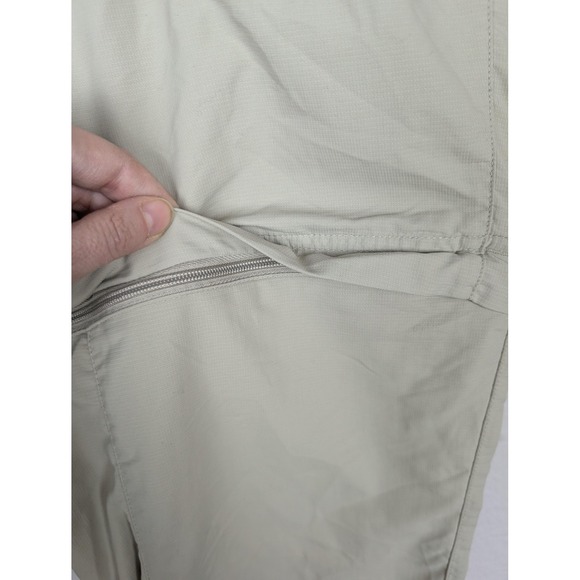 Columbia Titanium Pants Womens 4 Beige Convertible Zip Off Nylon Hiking Outdoor - Picture 3 of 8